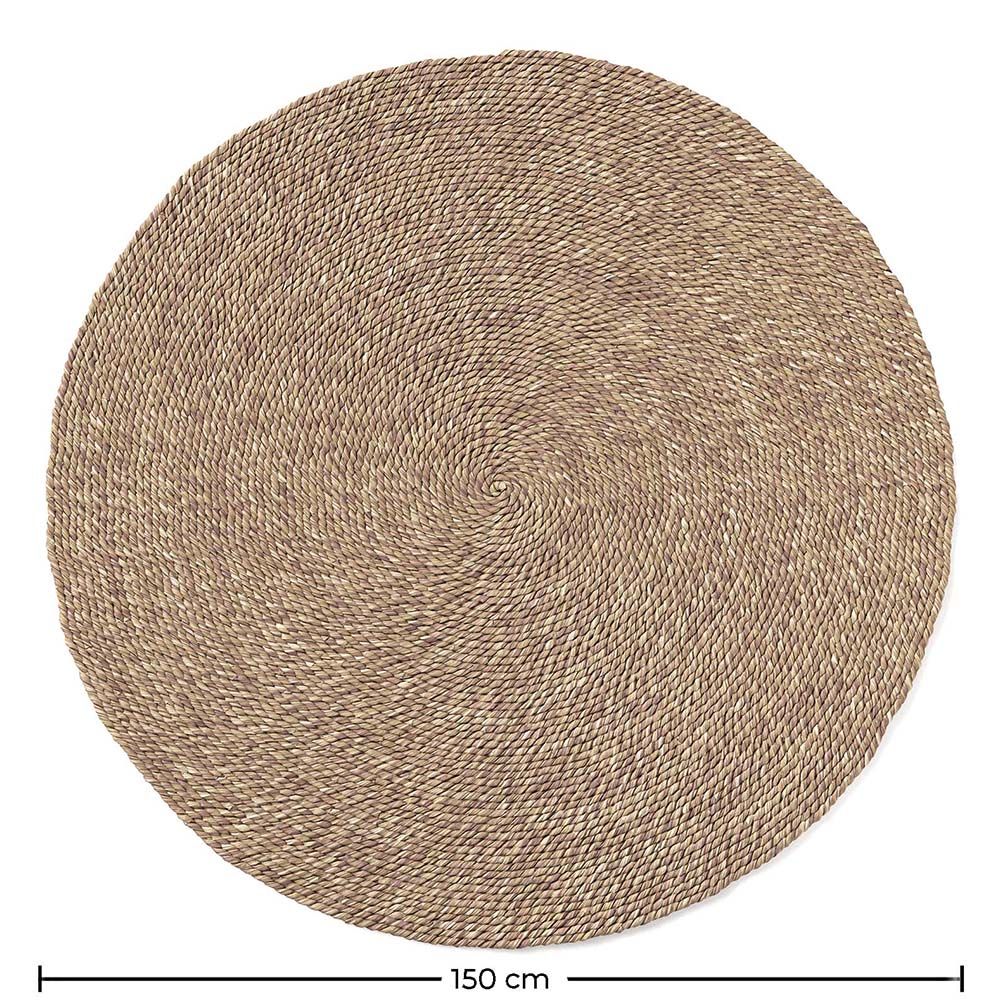 Round Jute Rug - Boho Bali - 150 CM - Yuri