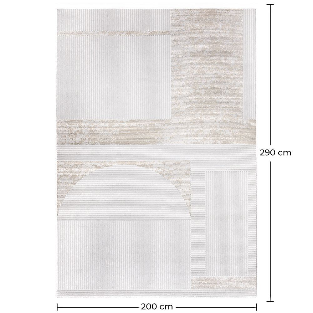 Rug Large Contemporary Modern Design - Beige (290x200 cm) - Awa