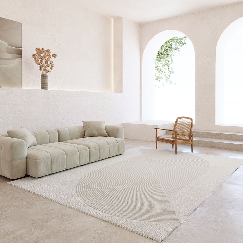 Rug Large Contemporary Modern Design - Beige (290x200 cm) - Buka