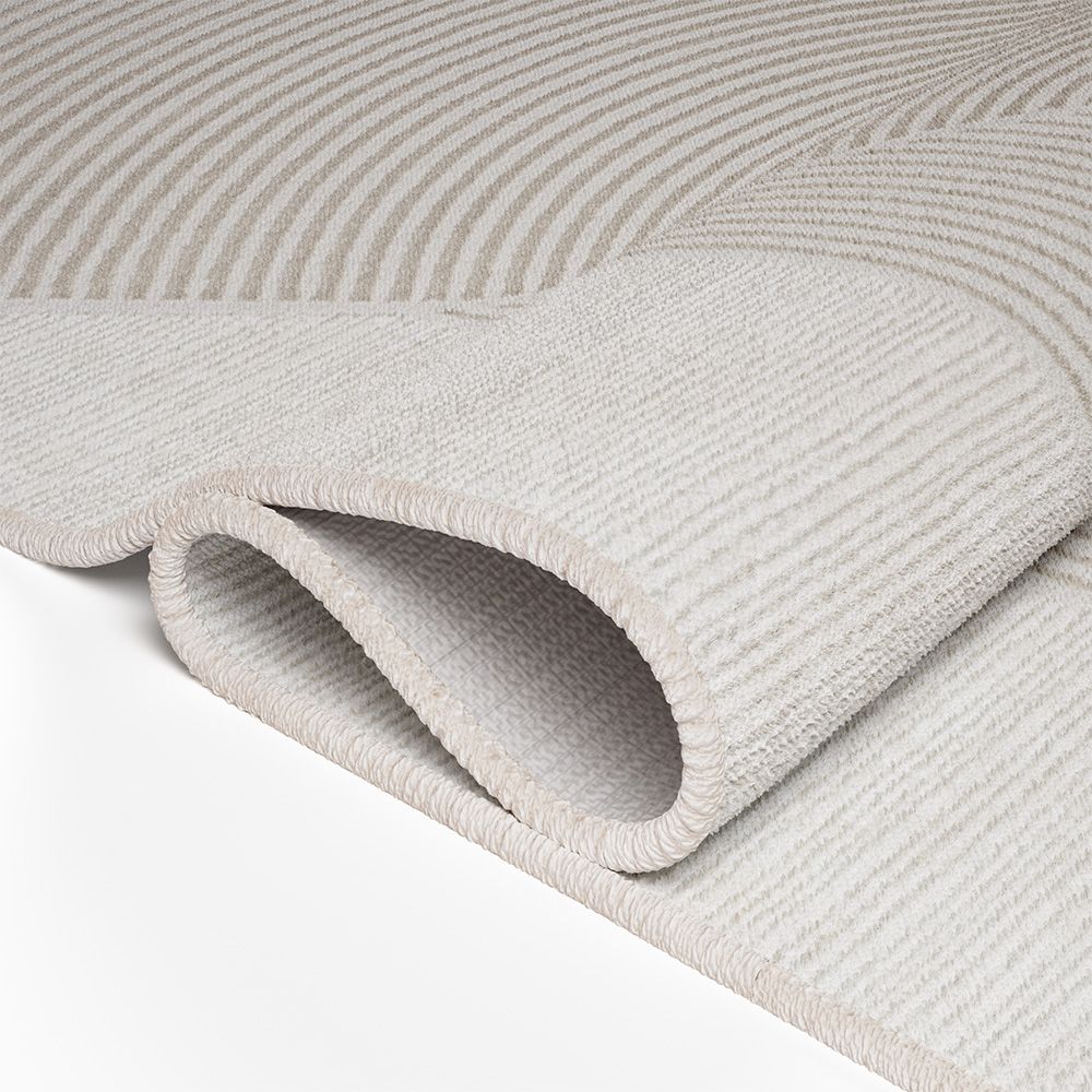 Rug Large Contemporary Modern Design - Beige (290x200 cm) - Buka