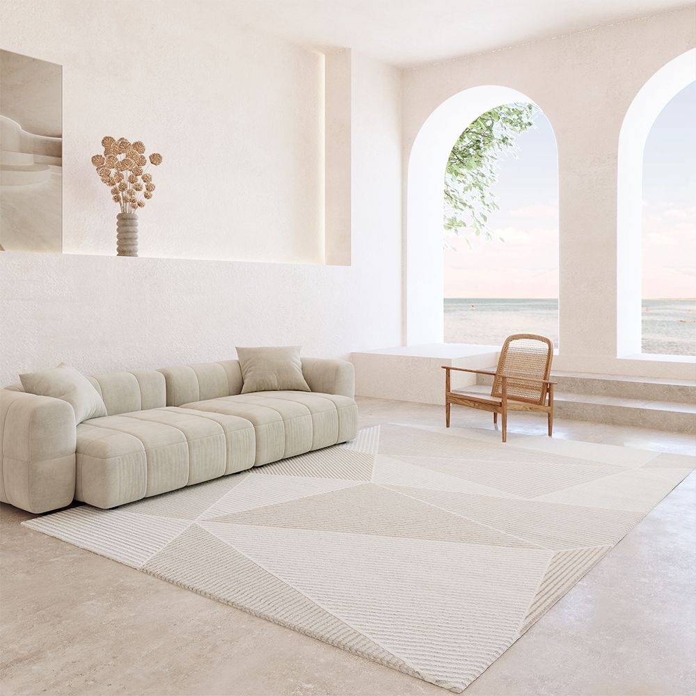 Rug Large Contemporary Modern Design - Beige (290x200 cm) - Cerna