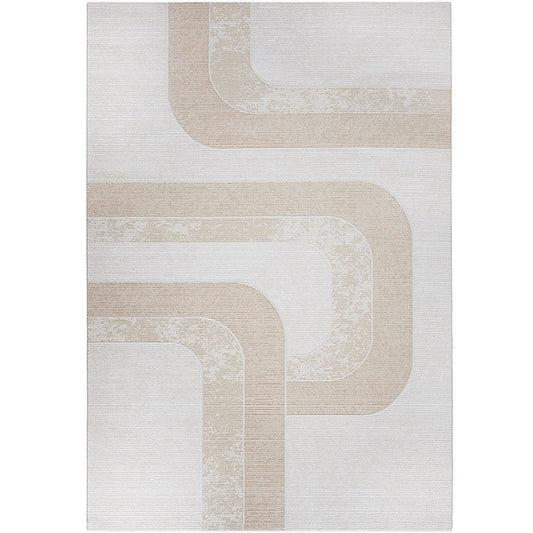 Tapete Grande Design Contemporâneo Moderno - Bege (290 x 200 cm) - Chai – para Sala de Estar e Quarto – RugRoyal