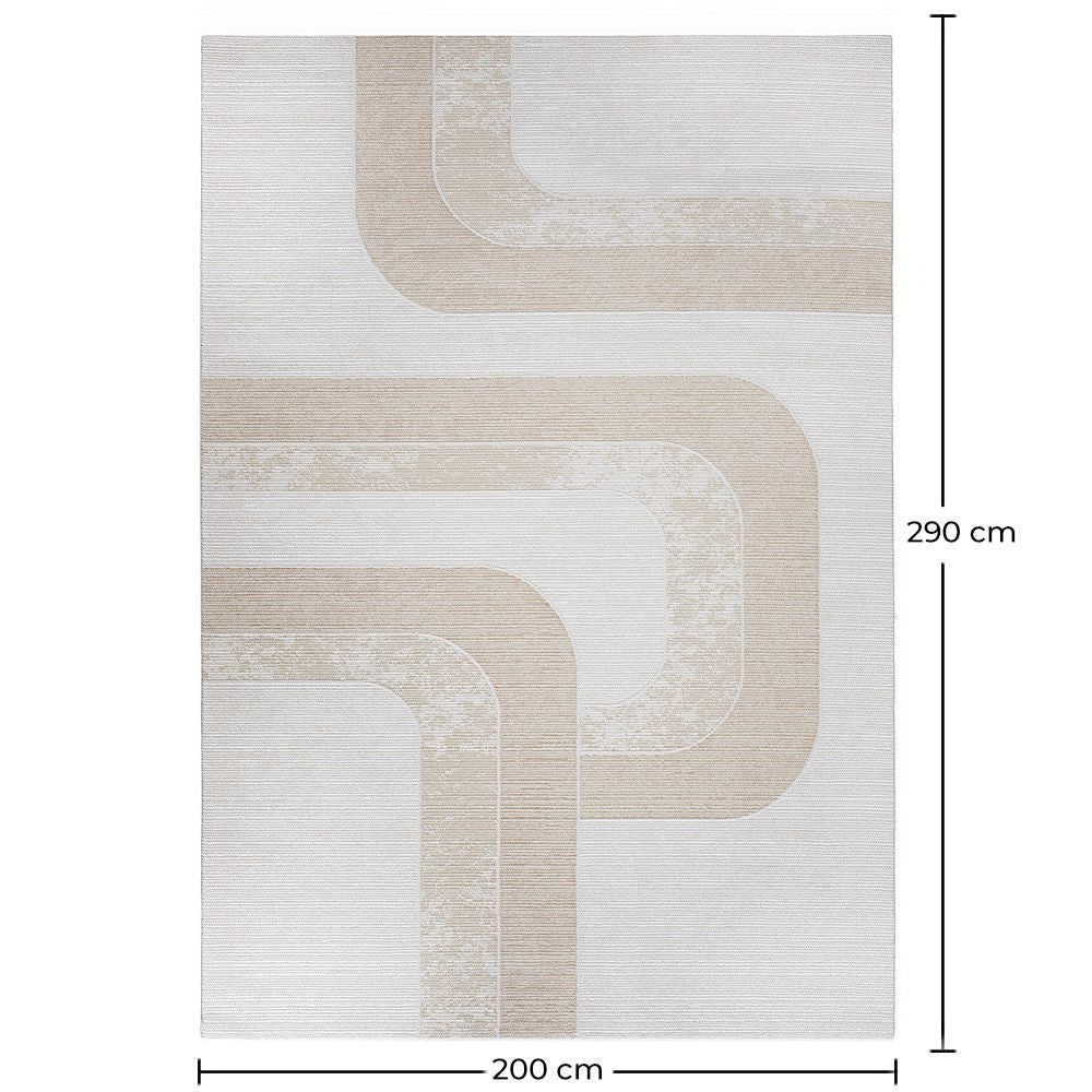 Rug Large Contemporary Modern Design - Beige (290x200 cm) - Chai