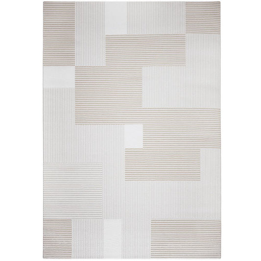 Vloerkleed Large Contemporary Modern Design - Beige (290 x 200 cm) - Debra – for Living Room and Bedroom – RugRoyal