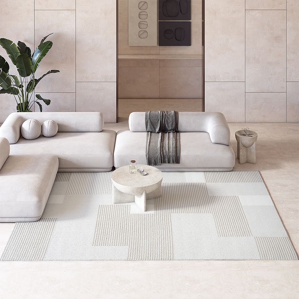 Rug Large Contemporary Modern Design - Beige (290x200 cm) - Debra