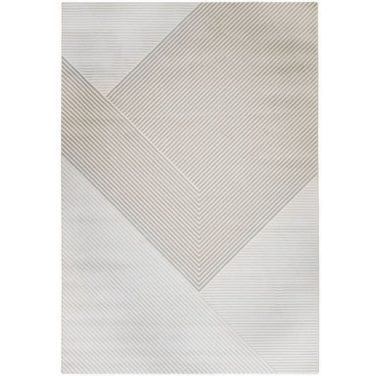 Vloerkleed Large Contemporary Modern Design - Beige (290 x 200 cm) - Escara – for Living Room and Bedroom – RugRoyal