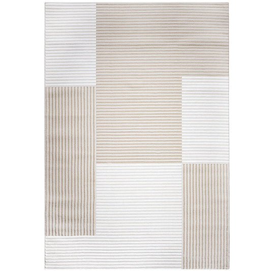 Vloerkleed Large Contemporary Modern Design - Beige (290 x 200 cm) - Layra – for Living Room and Bedroom – RugRoyal