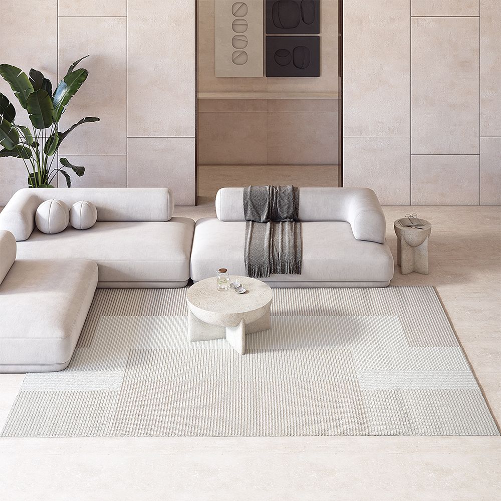 Rug Large Contemporary Modern Design - Beige (290x200 cm) - Loru