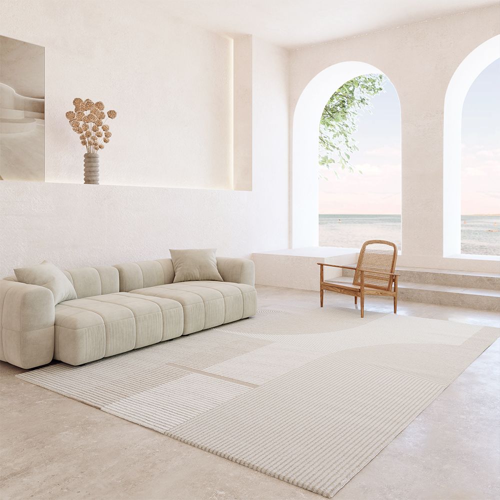 Rug Large Contemporary Modern Design - Beige (290x200 cm) - Lubida