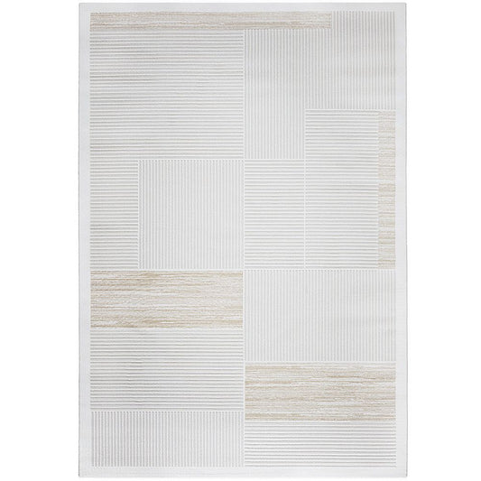 Vloerkleed Large Contemporary Modern Design - Beige (290 x 200 cm) - Pestra – for Living Room and Bedroom – RugRoyal