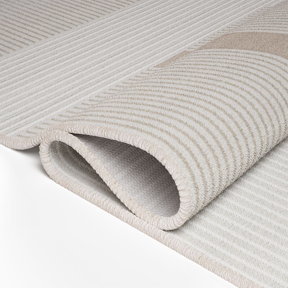 Rug Large Contemporary Modern Design - Beige (290x200 cm) - Qara