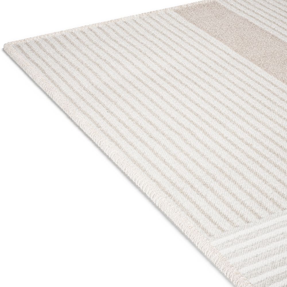 Rug Large Contemporary Modern Design - Beige (290x200 cm) - Qara