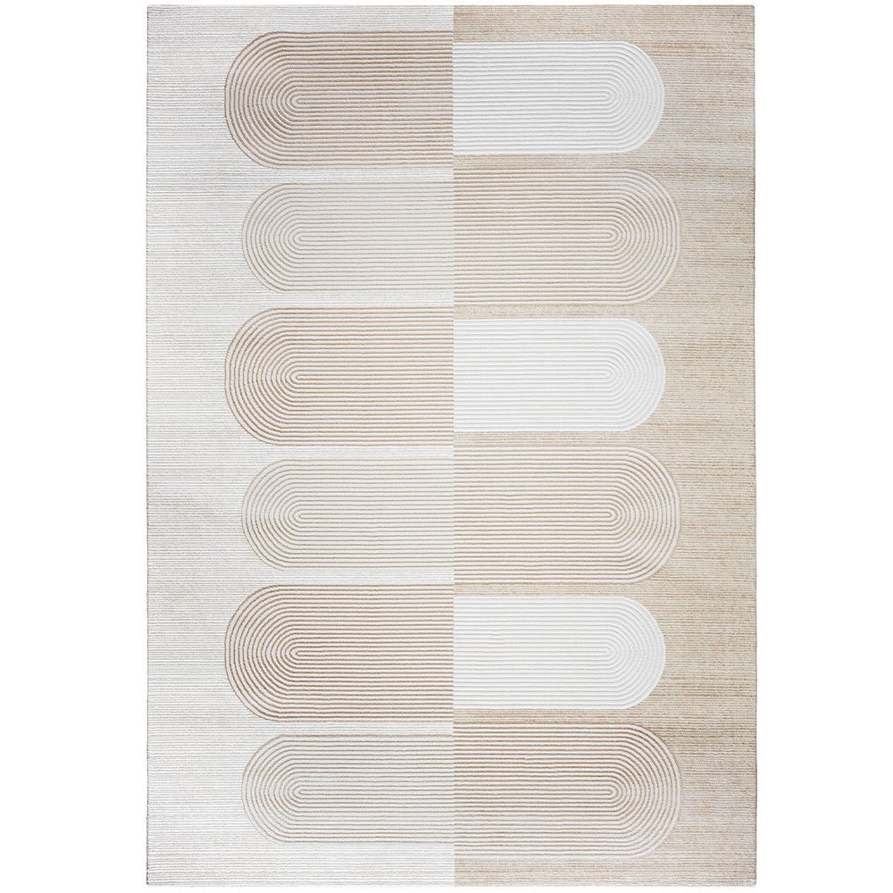 Rug Large Contemporary Modern Design - Beige (290x200 cm) - Qyar