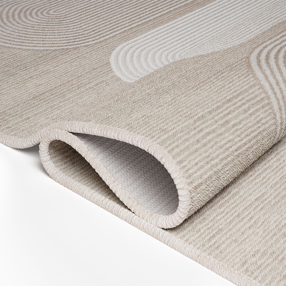 Rug Large Contemporary Modern Design - Beige (290x200 cm) - Qyar