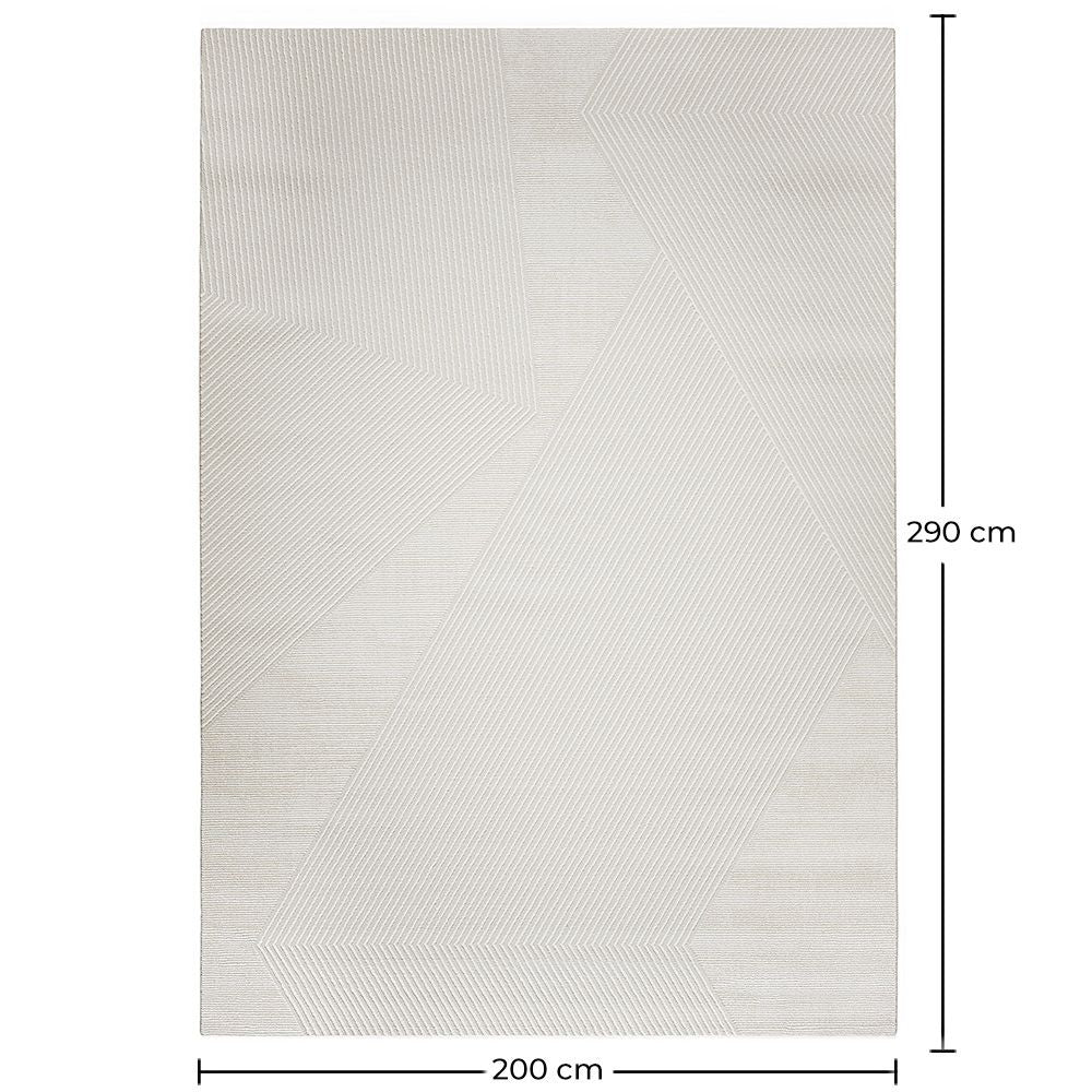 Rug Large Contemporary Modern Design - Beige (290x200 cm) - Rivola