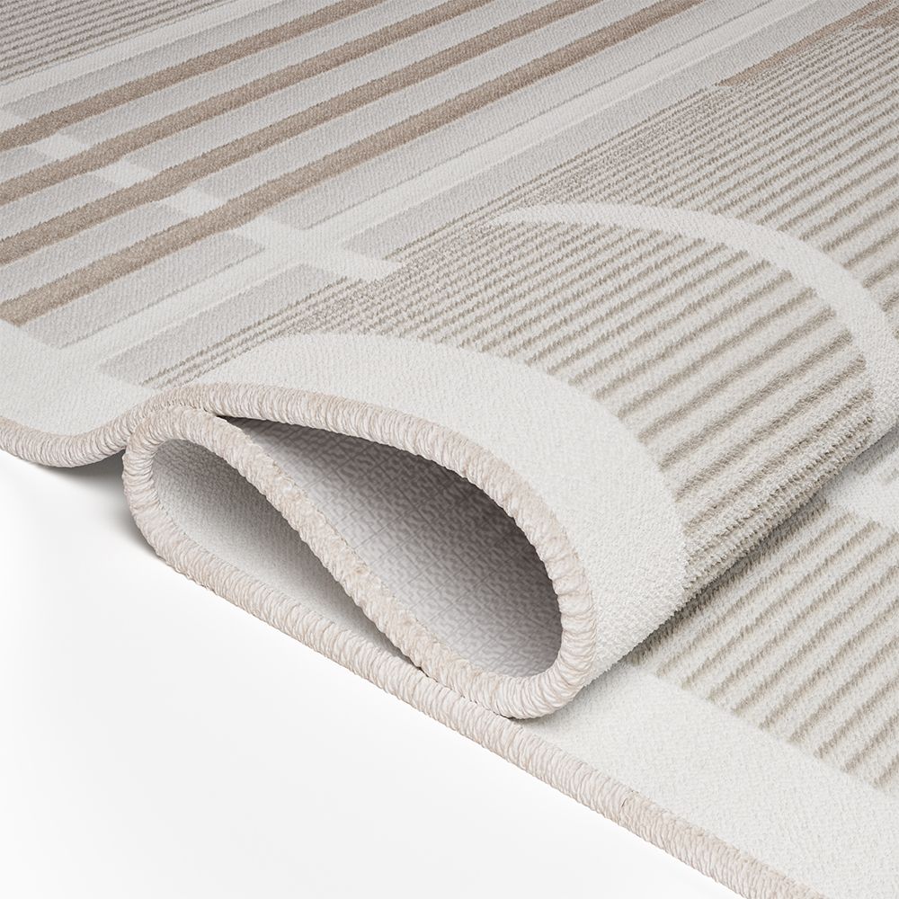 Rug Large Contemporary Modern Design - Beige (290x200 cm) - Verla