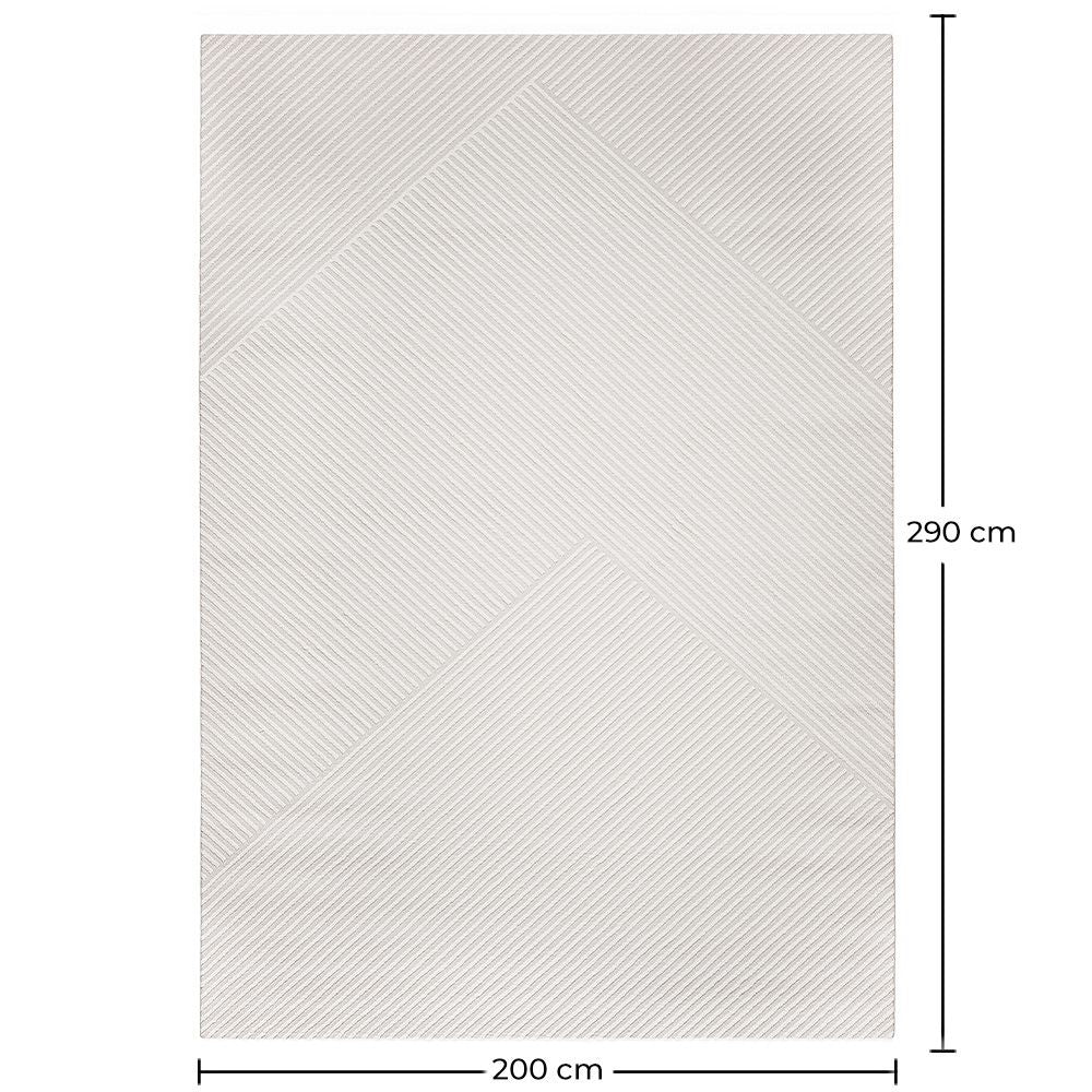 Rug Large Contemporary Modern Design - Beige (290x200 cm) - Xesta