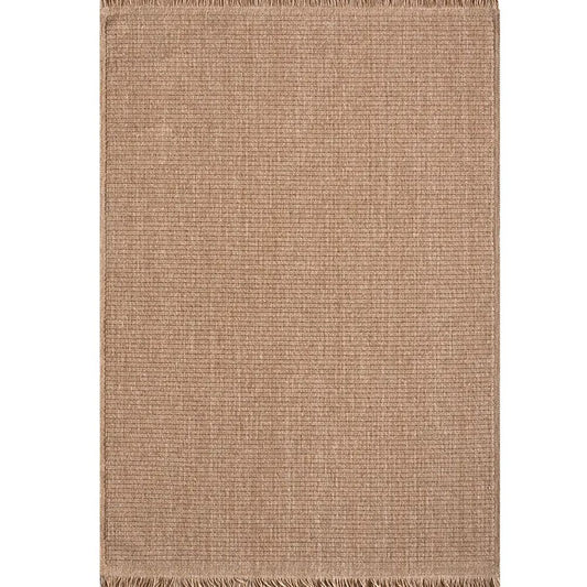 Boho-Teppich für Wohnzimmer – Moderner brauner Teppich (290 x 200 cm) – für Wohnzimmer und Schlafzimmer – Fura – RugRoyal