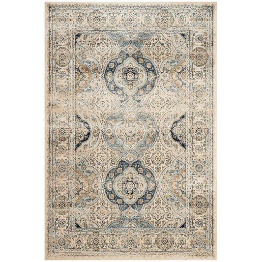 Vintage Oriental Rug for Living Room – Brown Carpet (290 x 200 cm) – for Living Room and Bedroom – Camil – RugRoyal