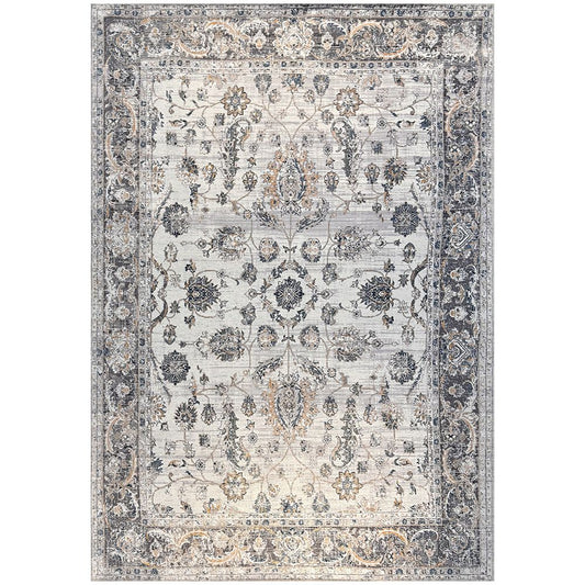 Vintage Oriental Rug for Living Room – Multicolour Carpet (290 x 200 cm) – for Living Room and Bedroom – Jame – RugRoyal