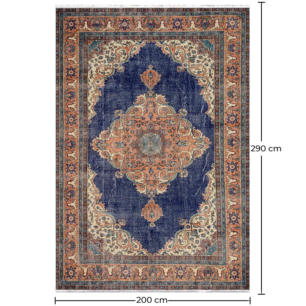 Vintage Oriental Carpet - (290x200 cm) - Rally