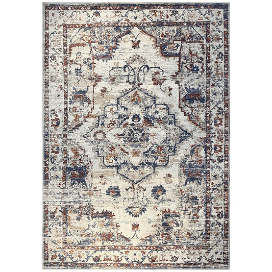Tapete Oriental Vintage para Sala de Estar – Tapete Multicolorido (290 x 200 cm) – para Sala de Estar e Quarto – Safyh – RugRoyal