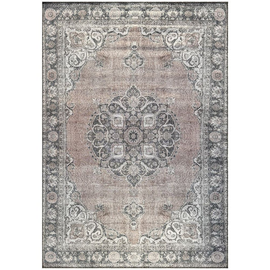 Vintage Oriental Rug for Living Room – Blue Carpet (290 x 200 cm) – for Living Room and Bedroom – Tary – RugRoyal
